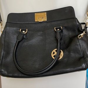 Michael Kors black over the shoulder bag